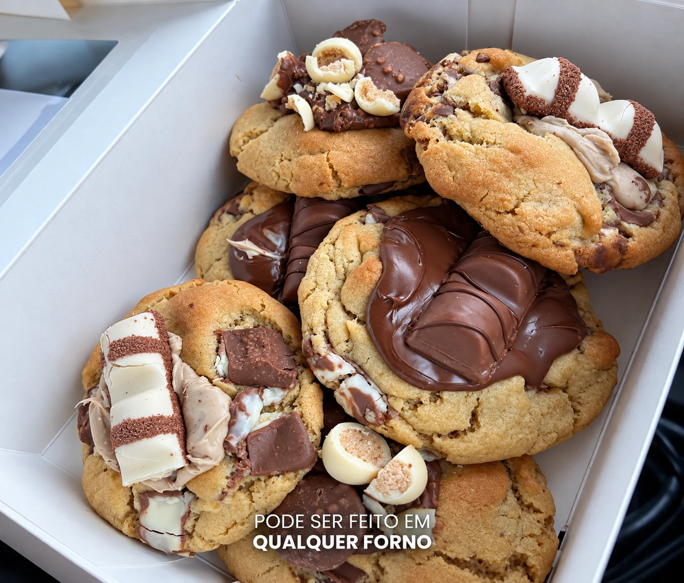 Cookies recheados — pode ser feito em qualquer forno